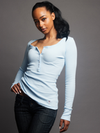 Original Long Sleeve Henley Top