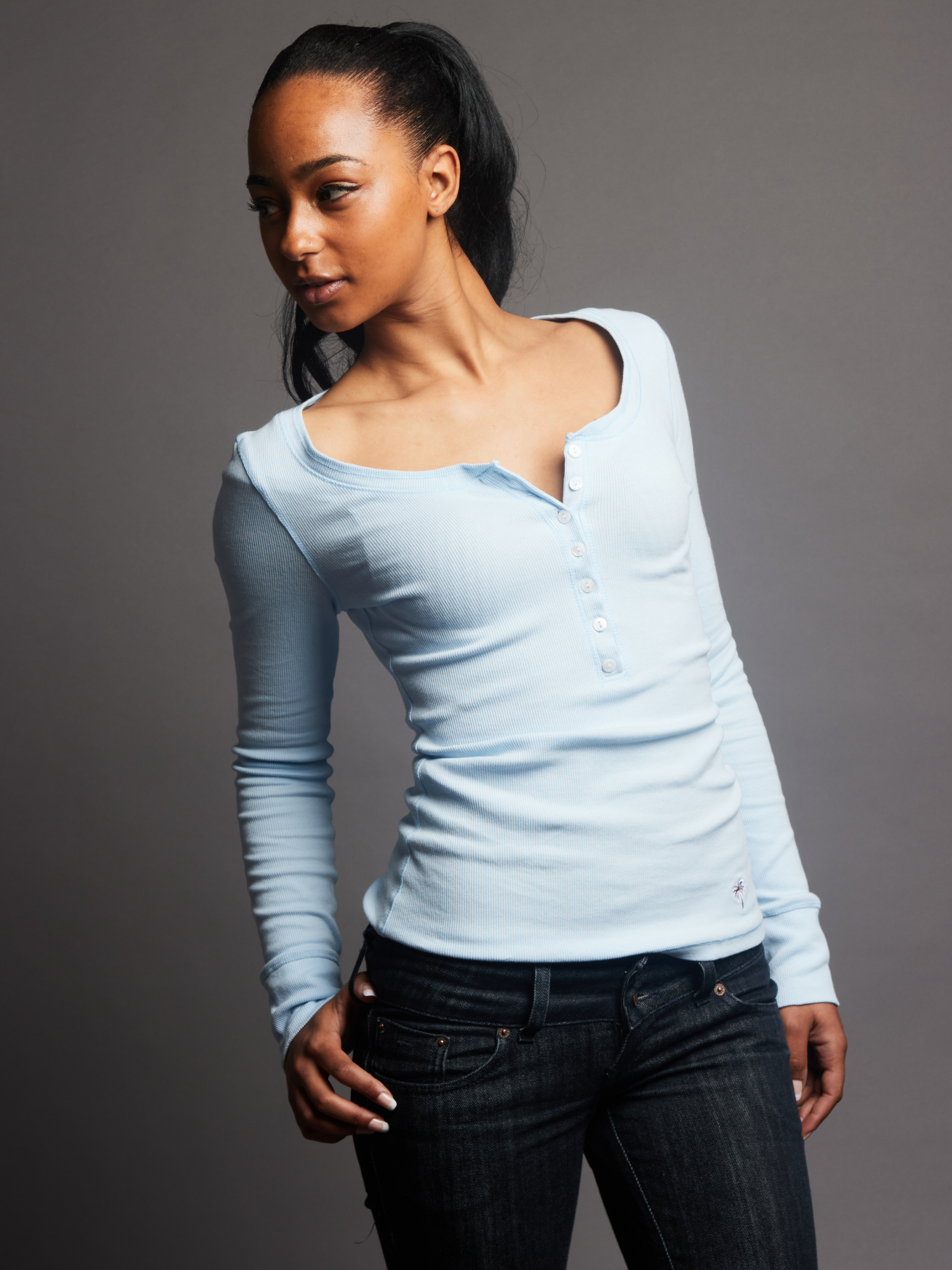 Original Long Sleeve Henley Top